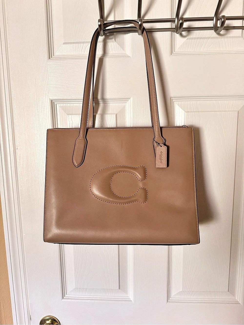 Coach Nina Tote Taupe